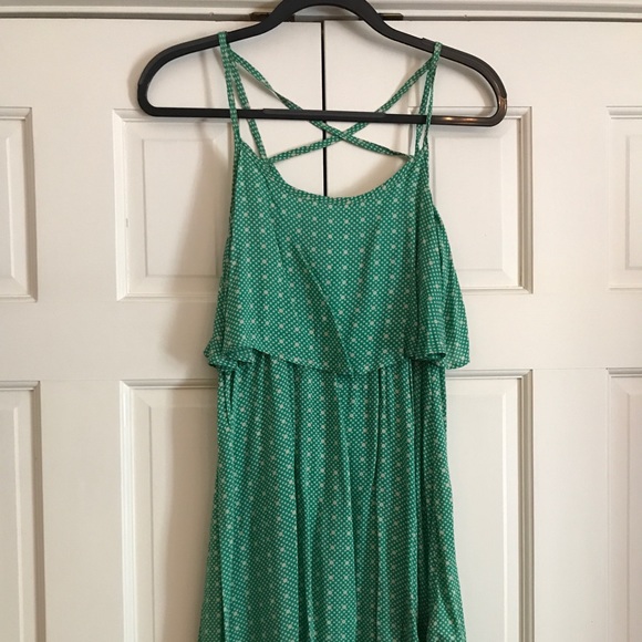 Green Polka Dot Dress - Picture 2 of 6